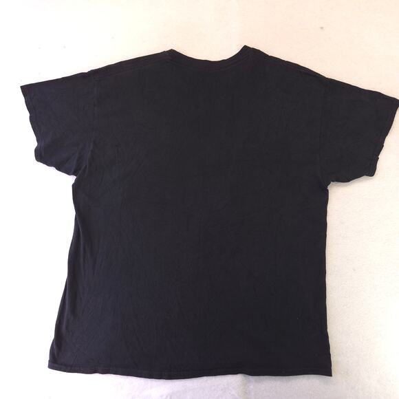 DOM Wolf Close Graphic Short Sleeve T Shirt Mens Size Extra Large XL Black - Picture 9 of 9